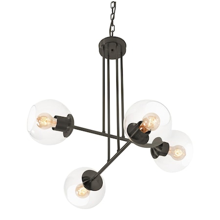 Afx Jamie 25" Pendant - Black JAMP25MBBK